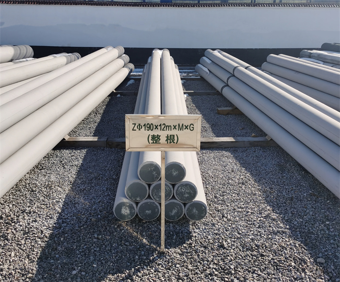 海南190×12米钢筋混凝土水泥电线杆