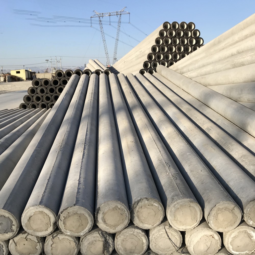 海南190×18米非预应力水泥电线杆